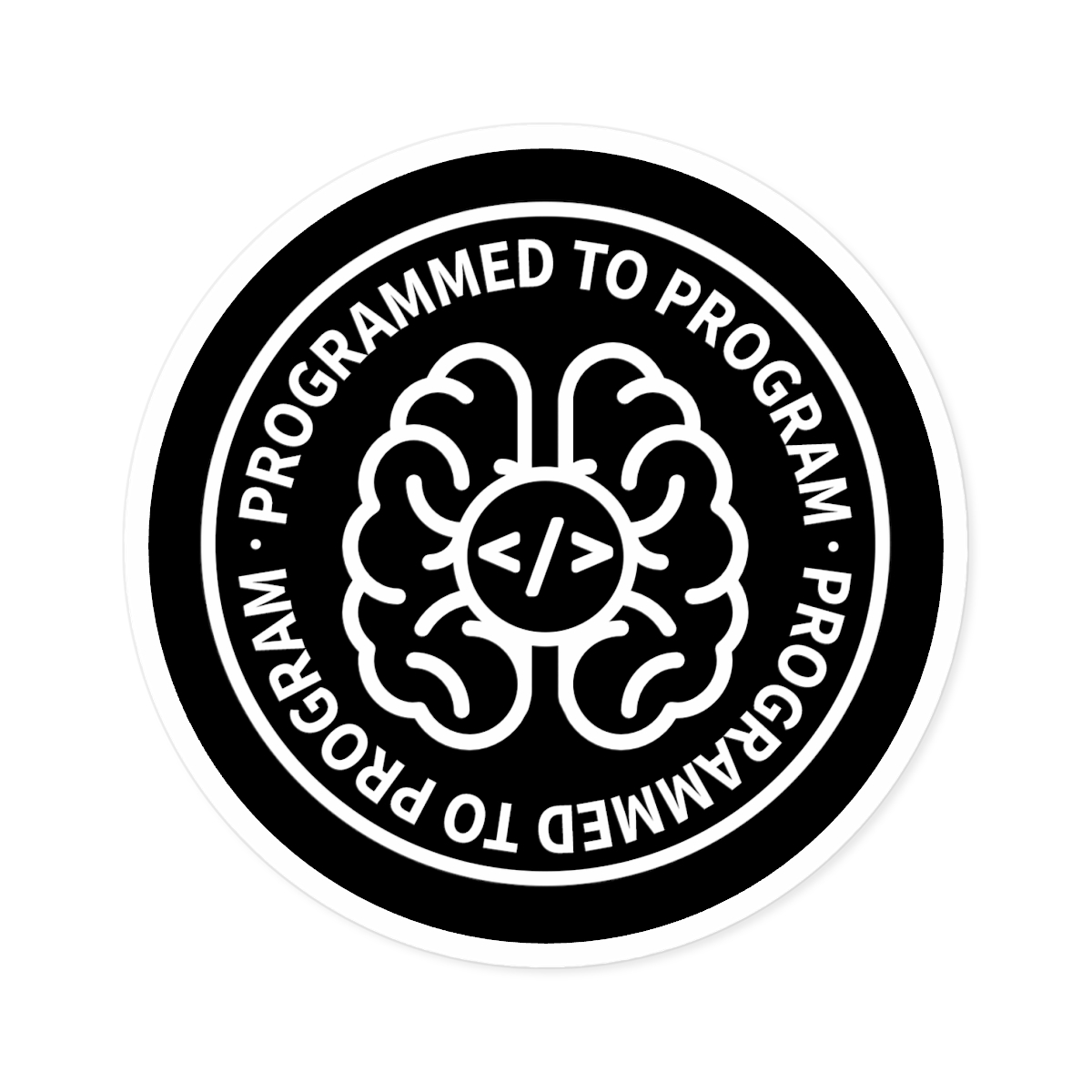 Programmed to Program Sticker